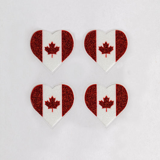 Canada Heart Body Stickers